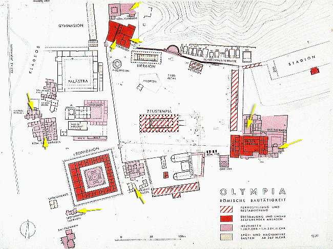 Mosaikfunde in Olympia