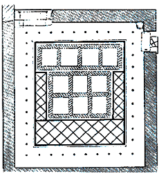 Triclinum-Mosaik in Mytilene
